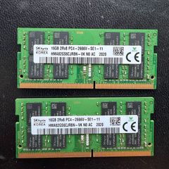 Hynix Ram 32gb Ddr4 2666mhz (2x16gb)hma82gs6cjr8n-vk