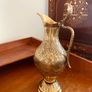 Vintage Brass Engraved Jug H27cm Image 3