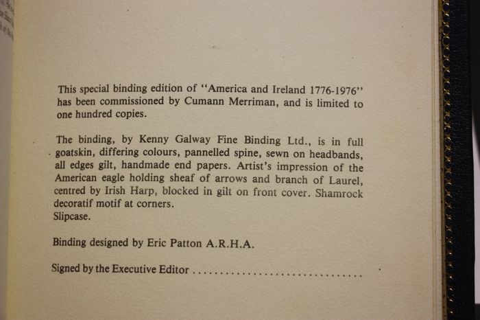 America and Ireland 1776-1976