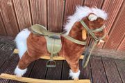 Plush Rocking Horse Toy - Good Condition