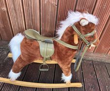 Plush Rocking Horse Toy - Good Condition