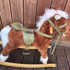 Plush Rocking Horse Toy - Good Condition