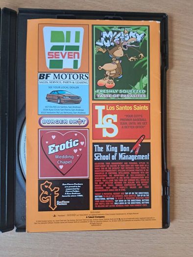 Grand Theft Auto San Andreas (w / map)