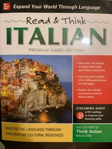 Book Read and Think Italian