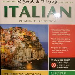 Book Read and Think Italian