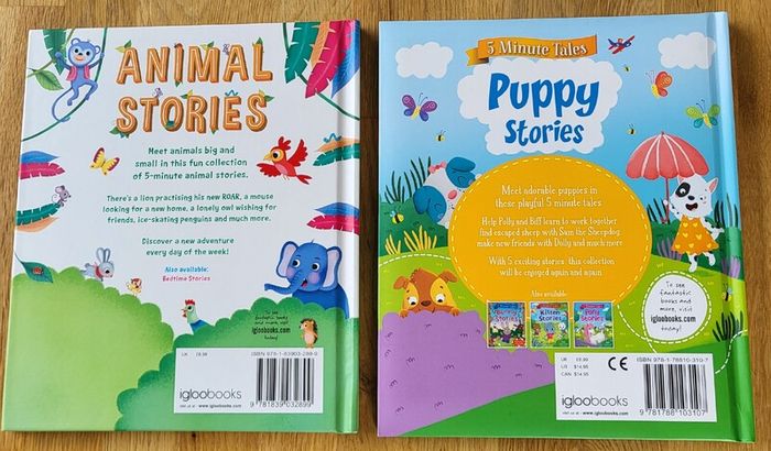 Igloo books animal stories X 2 for 9 euro
