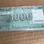 Rare Banknote Lebanon - 1000 Livres Image 2
