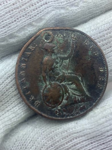 GB Victoria 1855 half penny