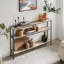 Console table with 3 shelves Image 2