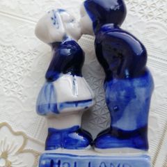 Vintage blue Delph Holland Dutch