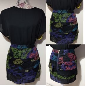Beautiful Layered Print Skirt