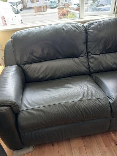 Leather sofas
