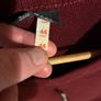 Maroon V neck jumper Image 4