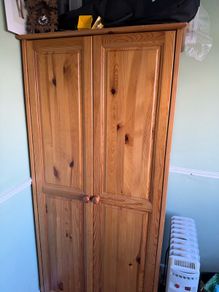 Pine wardrobe