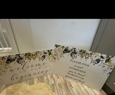 wedding welcome sign