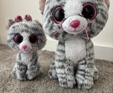 kitties mummy and baby kitty soft toys