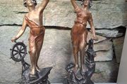 Antique Spelter figurines