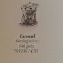 New genuine pandora 14k and silver charm Image 5