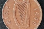 Ireland 1949 Half Penny coin