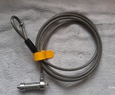 Kensington K64561 Combosaver Combination Laptop T-bar Lock, 6ft Steel Cable
