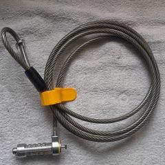 Kensington K64561 Combosaver Combination Laptop T-bar Lock, 6ft Steel Cable