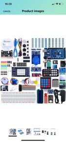 UNO R3 Project The Most Complete Ultimate Starter Kit Compatible with Arduino IDE w/TUTORIAL, UNO R3 Controller Board, LCD 1602, Servo, Stepper Motor (FREE POSTAGE)