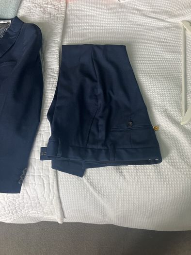 boys navy communion suit