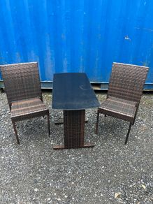 Outdoor Rattan Bistro Set