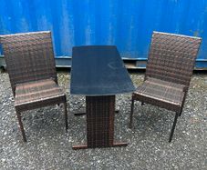 Outdoor Rattan Bistro Set