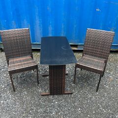 Outdoor Rattan Bistro Set