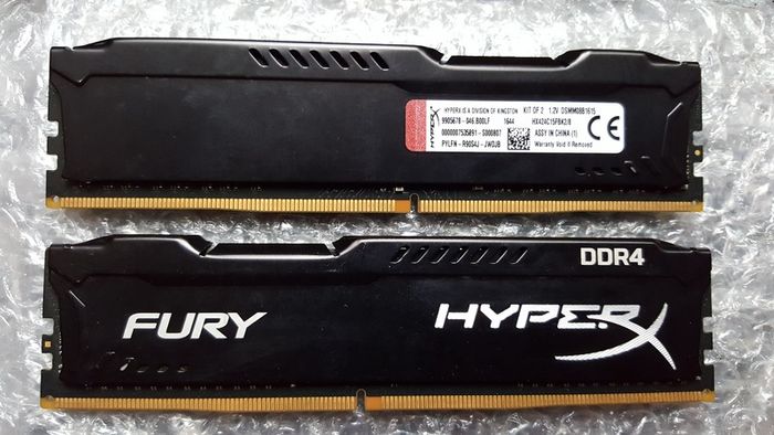 Kingston Fury Ddr4 2400 Mhz Ram 2 X 4 Gb