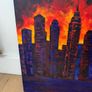 Beautiful city landscape painting Image 3