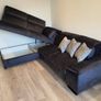 L shape corner sofa beds with storage underneath in stock Image 5