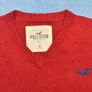 Mens Hollister V-Neck Jumper Sweater Image 2