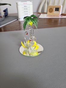 Glass crystal ornament