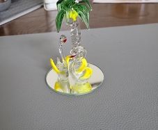 Glass crystal ornament