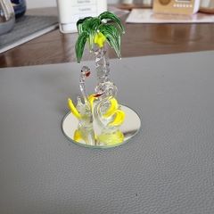 Glass crystal ornament