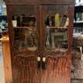 Vintage Teak Indonesian Glass Cabinet Image 3