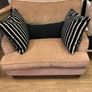 One-Seater Sofa + Footstool Image 3