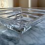 Decorative square glass bowl Image 2