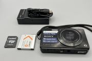 Sony Cyber-Shot DSC-W690 G 16.1MP Digital Camera - Black - Full Kit