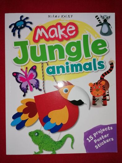New "Make Jungle Animals" Art & Craft Book