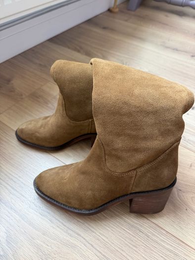 Suede Mango boots