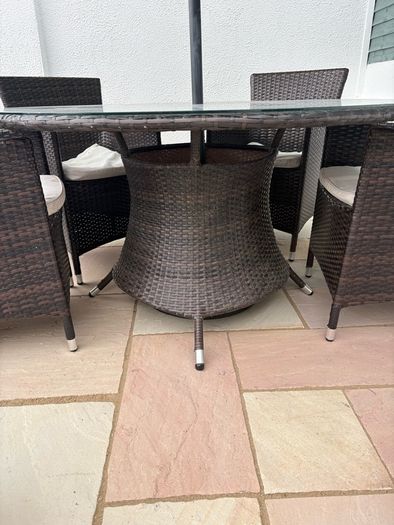 Rattan Patio Table and Chairs