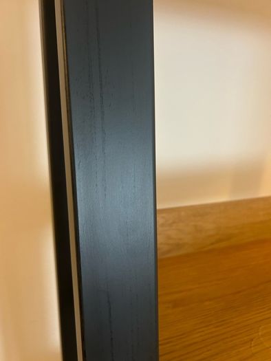 Oak & metal bookcase