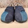 womens HOTTER WRAP slippers faux fur lined suede slipper Size UK 3 EU 36 navy blue Image 4
