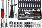 NEW SALE | 46Pcs Socket Wrench Kit, 34Pcs 1/4'' Drive Socket Wrench Bits &amp; Driver - with Flexible Extension Rods, Quick Release Reversible Ratchet, Wrench Handle - for Home Car Repair