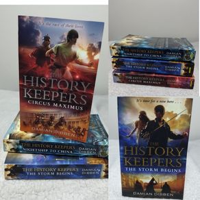 The History Keepers detective story Books By Damian Dibben