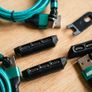 Magnetic Charging Cable Pack of 3 (1m + 2m + 2m) USB C and Micro USB tips 180 Rotatable Image 2