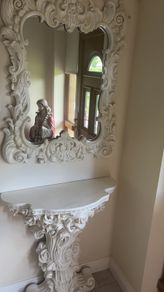 Hall table and mirror